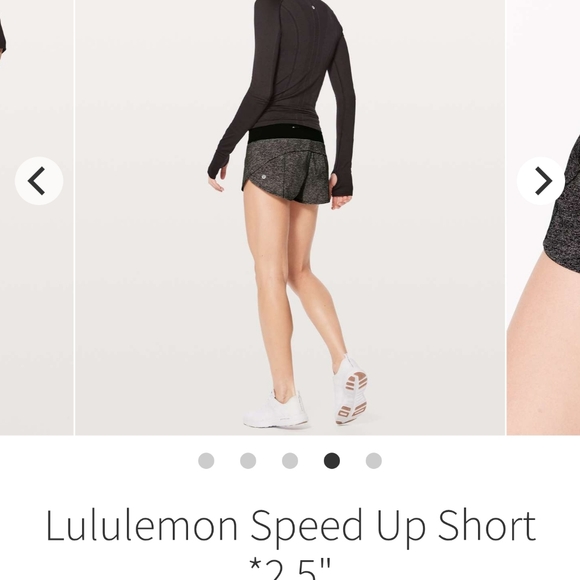 Lululemon Speed Up Short 2.5" Size 6 Athletic Running Shorts - Picture 3 of 9